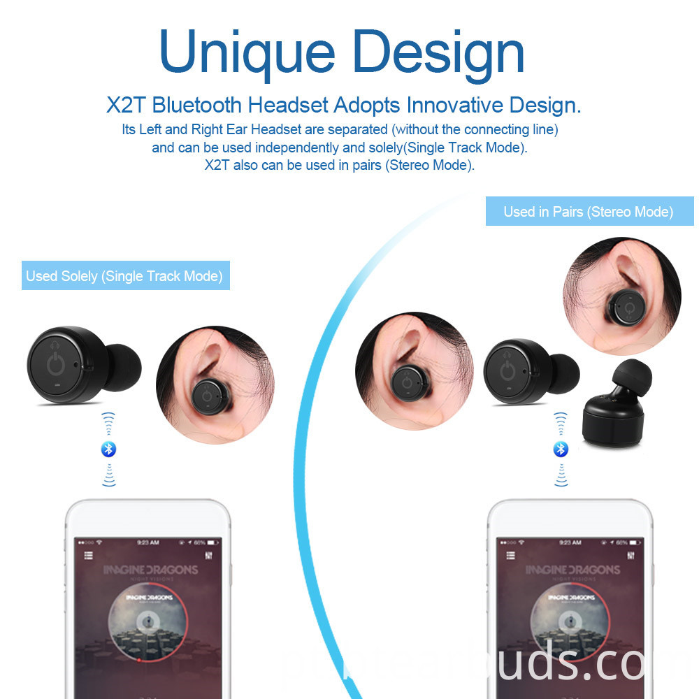 Fone de ouvido sem fio bluetooth2 Wireless Bluetooth Earphone2